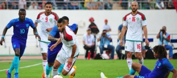 The game held yesterday in Agadir between the Moroccan and Dutch football team./Ph. DR