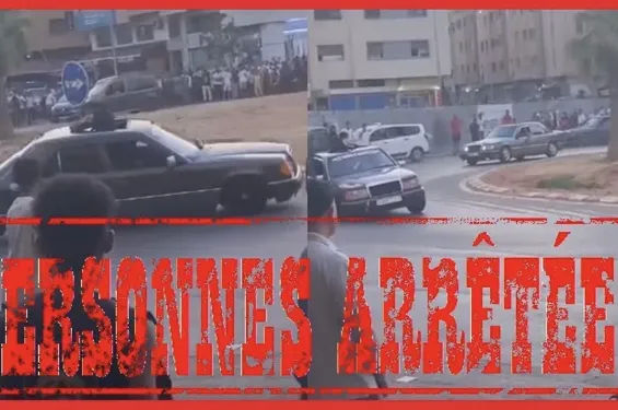 Three arrested after dangerous stunt driving in Casablanca