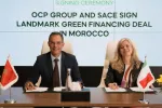 Maroc - Italie : OCP group et SACE signent un accord de financement vert de 365 M¬
