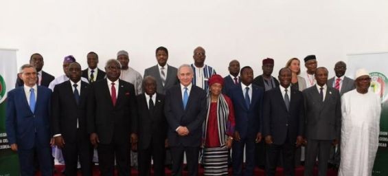 Prime Minister Benjamin Netanyahu with African leaders in Liberia pm June 4, 2017./Ph. Jerusalem Post