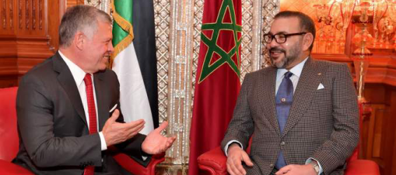 King Mohammed VI and King Abdullah II. /MAP archives