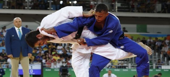 Moroccan Judoka Imad Bassou wins a bronze medal./Ph. DR