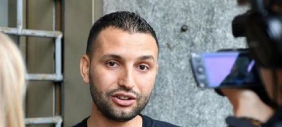 Anas Sabi, a Moroccan national who saved a woman that set herself ablaze in front of the National Social Security Institute in Turin, Italy./Ph. ANSA