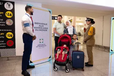 المكتب الوطني للمطارات يحتفي بمغاربة العالم في مختلف مطارات المملكة