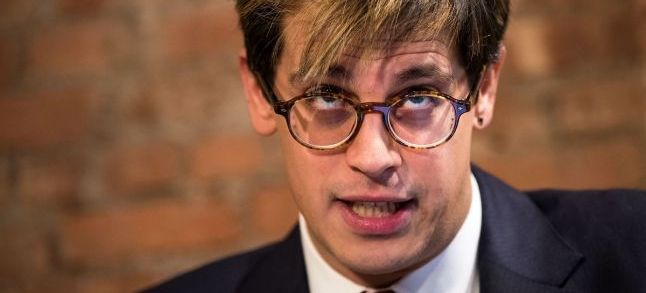 British far-right political commentator Milo Yiannopoulos./ Ph. DR