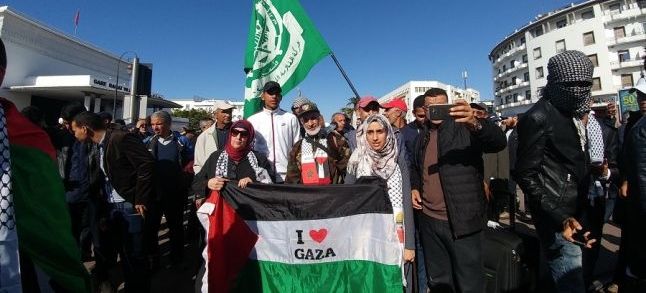 Thousands of Moroccans rally in Rabat to denounce President Trump's recent decision [Photos and Video]
