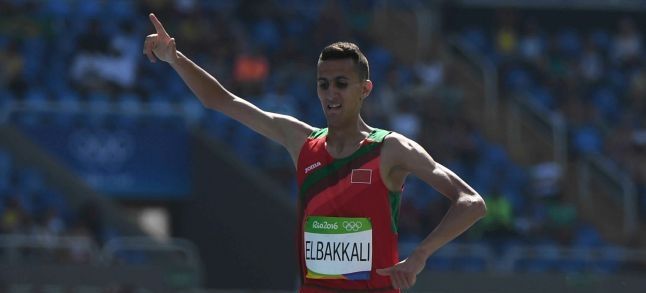 Soufiane El Bakkali wins a silver medal at London./Ph. DR