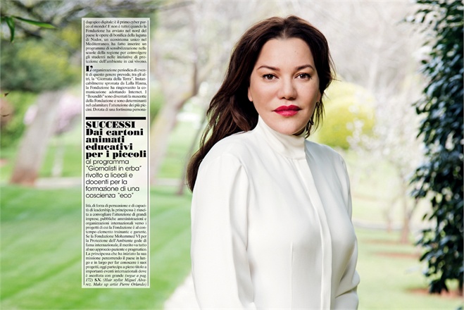 Coup de coeur La princesse Lalla Hasna à l'honneur dans Vogue Italia