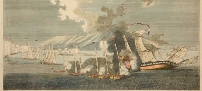 Barbary ships and American ones during the Barbary War./Ph. DR