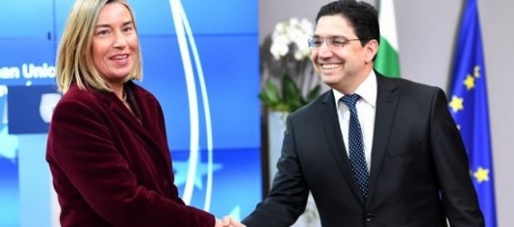 Foreign Affairs Minister Nasser Bourita and Federica Maria Mogherini High Representative of the European Union for Foreign Affairs and Security Policy./Ph. DR