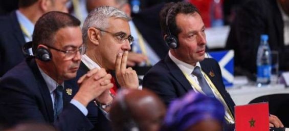 President of the Royal Moroccan Football Federation at the FIFA congress in Moscow, Russia on the 13th of June, 2018./ Ph. Mladen Antonov-AFP 