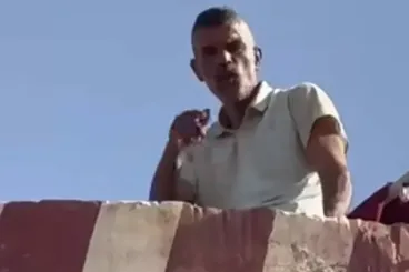 وفاة بوعبيد الذي الذي كان معتصما فوق خزان مائي ببني ملال