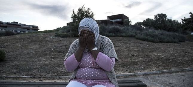 Kalima, a Moroccan farm worker in Spain who accuses her supervisor of raping her./Ph. Stefania Prandi