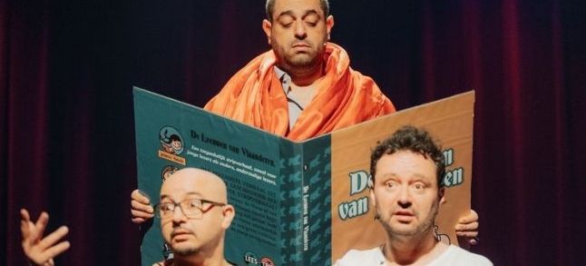 Latif Ait (l.), Erhan Demirci (m.) and Han Coucke. / Ph.  Illias Teirlinck