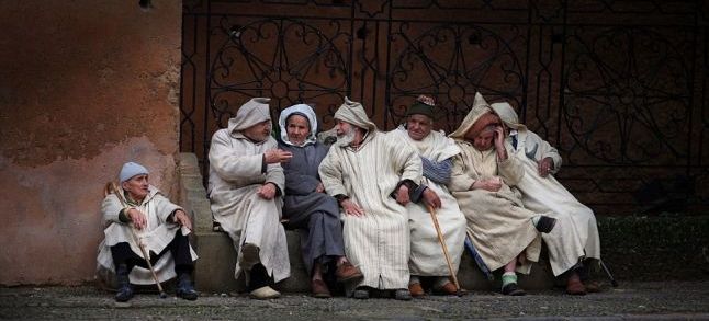 Old people in Morocco. / Ph. National Geographic