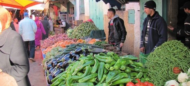 A farmers market in Morocco./Ph. DR