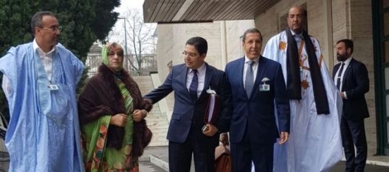 The Moroccan delegation in Geneva to attend the round table./Ph. MAP