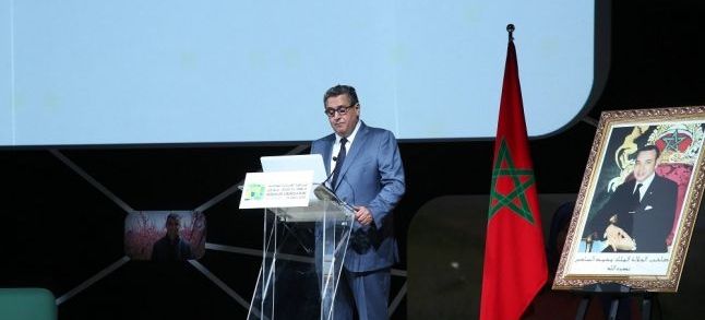 Minister of Agriculture, Fisheries, Rural Development, Waters and Forests, Aziz Akhannouch at the 10th edition of teh Agriculture meeting in Meknes, 23rd of April./Ph. Mehdi Moussahim-Yabiladi