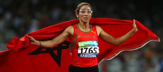 Sanaa Benhama, a Moroccan athlete./Ph. DR