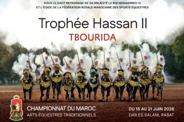 24 sorbas to compete in 25th Hassan II Tbourida Trophy in Rabat from June 15 to 21