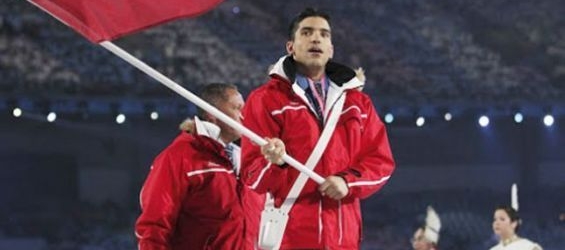 Samir Azzimani, a French-Moroccan skier./Ph. DR
