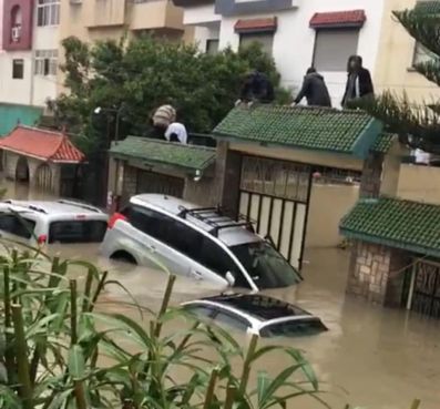28 people killed in a clandestine textile plant following floods in Tangier