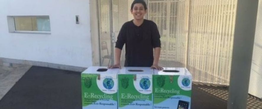 Camil Chaari est le fondateur de E-Recycling, une initiative environnementale unique pour recycler les déchets électroniques. / Ph.  Facebook/E-Recycling