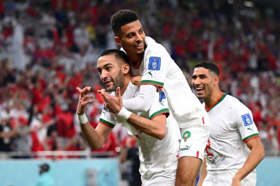 L'équipe nationale marocaine. / DR