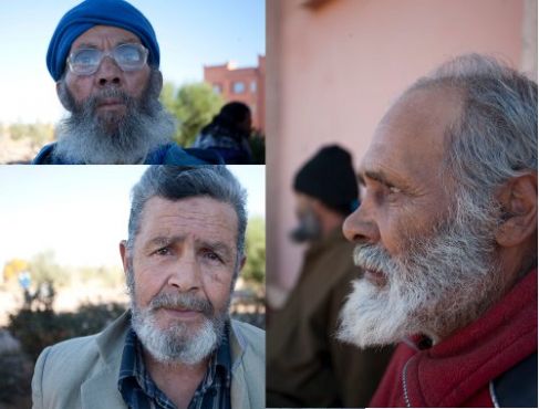 ..on croit avoir déjà vu ces visages quelque part, même si la première visite à Ouarzazate.