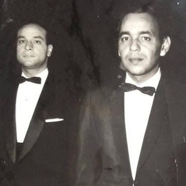 Abdelhak Benabdeljalil en compagnie de feu le roi Hassan II. / Ph. DR