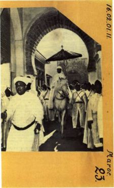 L'entrée d'une médina marocaine fidèlement reproduit dans l'album