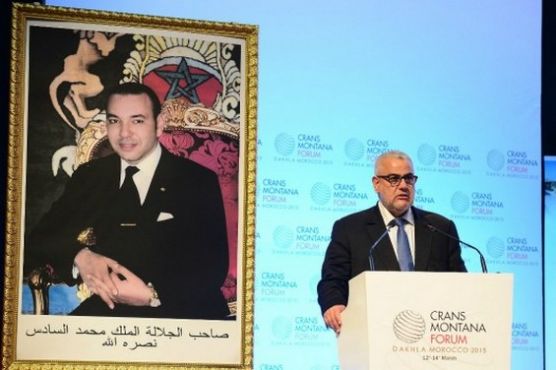 Abdelilah Benkirane, chef du gouvernement marocain / Ph. Forum Crans Montana