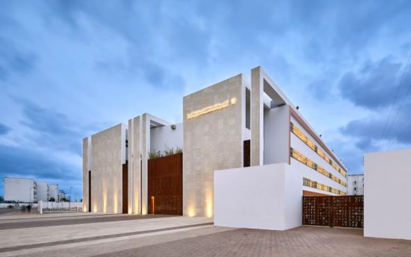 Le projet «La Muraille du Savoir» à El Jadida. / Ph. Architizer.com