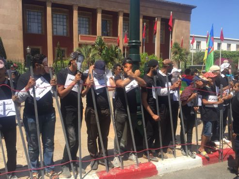 Marche de soutien au Hirak, tenue à Rabat le 15 juillet 2018 / Ph. Yabiladi