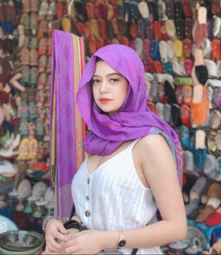 Filipino actress and singer Sue Ramirez in Morocco. / DR