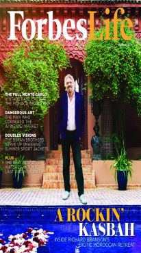 Forbes Life consacre sa couverture à Richard Branson et son riad au Maroc