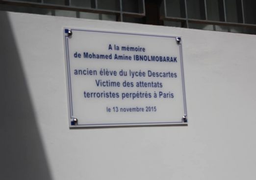 Attentats de Paris : Une plaque commémorative à Rabat pour Amine Ibnomobarek