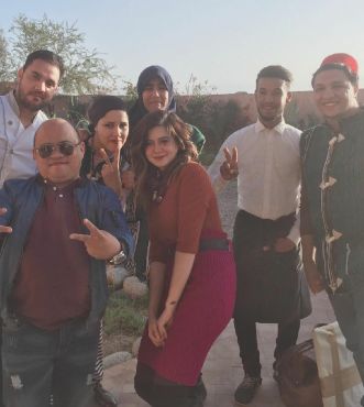 Filipino actress and singer Sue Ramirez in Morocco. / DR