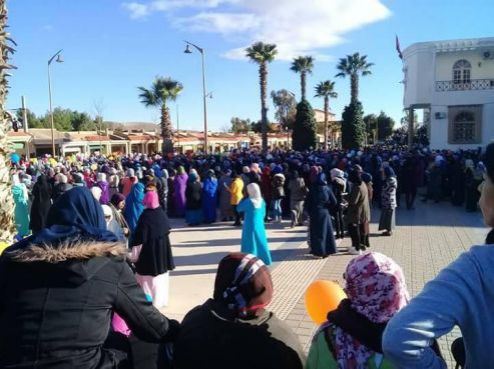 Morocco : Women in Jerada took their anger to the streets on Women’s Day