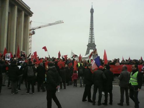 Plus de 700 personnes au rassemblement contre Ban Ki-Moon à Paris 