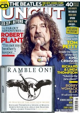 Robert Plant en couverture du magazine Uncut