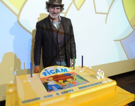 Le réalisateur américain David Silverman fête les 30 ans de la création de sa série «Les Simpson» au FICAM. / Ph. FICAM