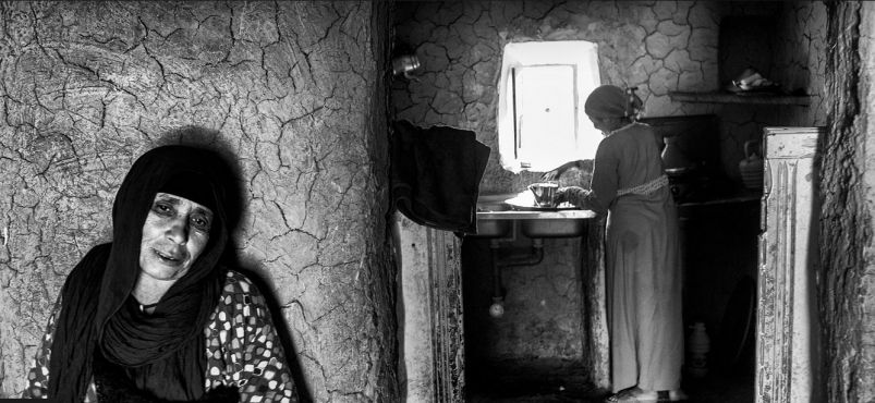 Amazighes du Haut Atlas ; photographie presentee pendant l'exposition « Berbères au Maroc, une culture en résistance » (c)Ferhat Bouda