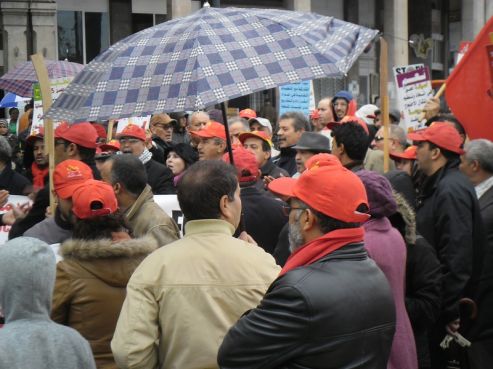 Manifestation de l'ODT à Rabat (Photos Yabiladi.com)