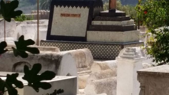 La tombe de Rabbi Yéhouda Ben Attar au cimetière juif à Fès. / DR