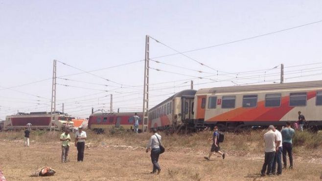 Ain Harrouda : Collision de deux trains de l’ONCF, un mort et plusieurs blessés