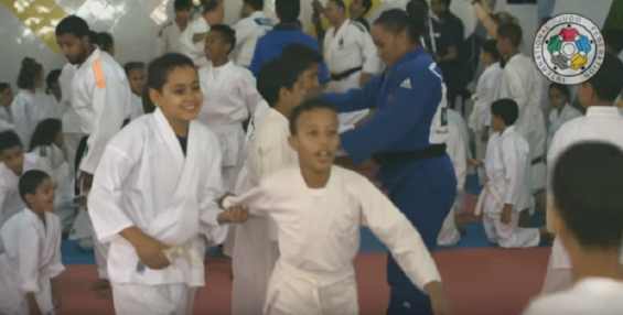 Judo for orphans : An IJF delegation visits Bab Ghmat orphanage
