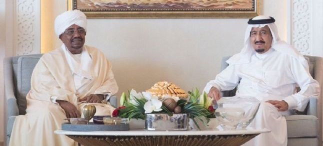 King Salmane and the Sudanese President Omar Al-Bashir./Ph. DR