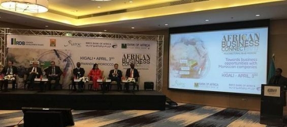 Maroc Export and BMCE Bank of Africa inaugurate the second edition of "African Business Connect" Forum today in Kigali./DR