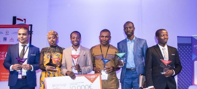 Startup.Info awards the winners of the Startup of the Year Africa 2018./Ph. Mehdi Moussahim-Yabiladi